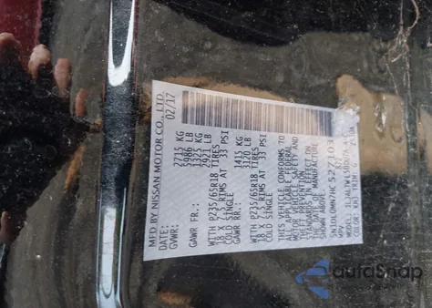 2017 Infiniti Qx60 from USA, damaged, VIN 5N1DL0MN7HC527103